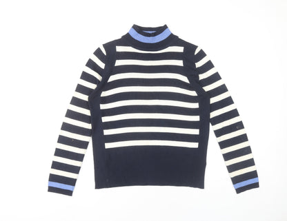 Womens UK Size 12 Marks and Spencer Blue Pullover Jumper