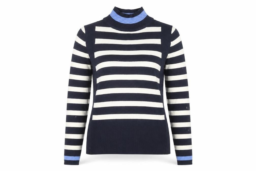 Womens UK Size 12 Marks and Spencer Blue Pullover Jumper