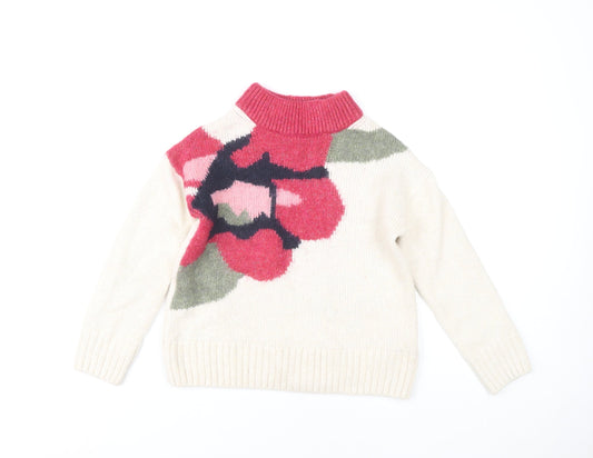 Womens UK Size XS Marks and Spencer Multicoloured Pullover Jumper