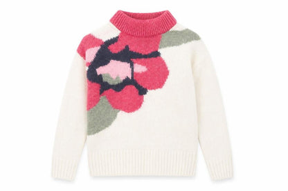Front view of Marks & Spencer Women XS Multicoloured Floral Jumper