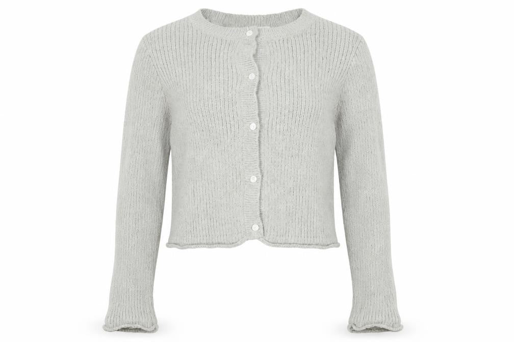 Womens UK Size 12 H&M Grey Cardigan Jumper