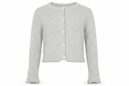 Womens UK Size 12 H&M Grey Cardigan Jumper