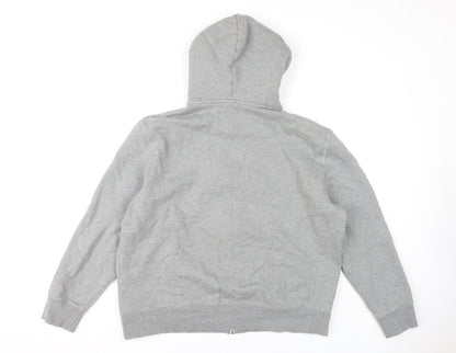 Mens UK Size XL Marks and Spencer Grey Full Zip Hoodie