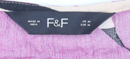 F&F Women's Multicoloured Floral Playsuit, Size M