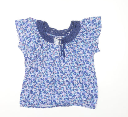 Womens UK Size 14 Peacocks Multicoloured  Blouse