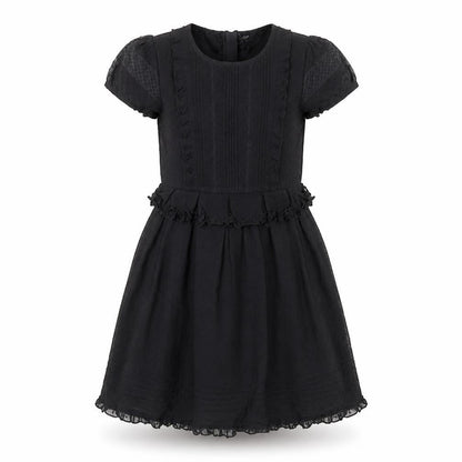 Next Black Dress for Teens Size 10-12 with Ruffles