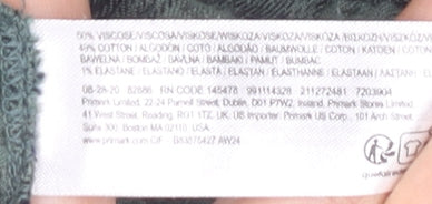 Primark Women's Green Check A-Line Dress, Size 12