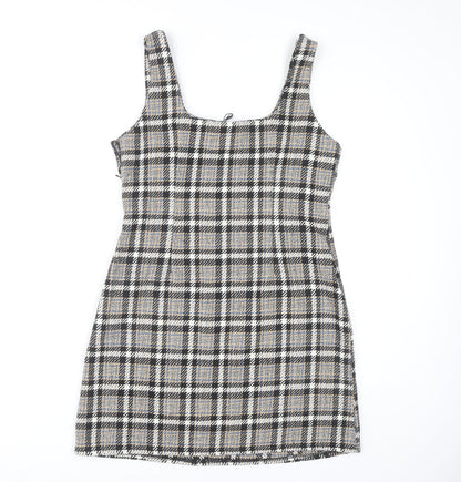 QED London Women's Multicoloured Pinafore Dress Size 12