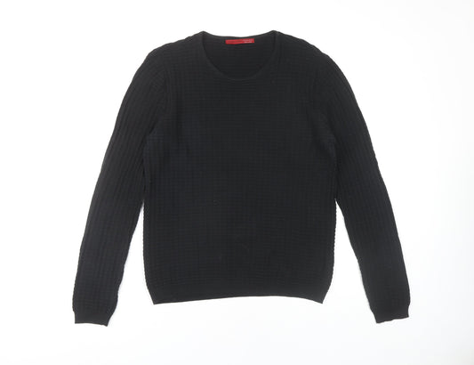 ZARA MAN Black Cotton Pullover Jumper - M