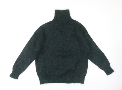 Womens UK Size XS Weekday Green Pullover Jumper