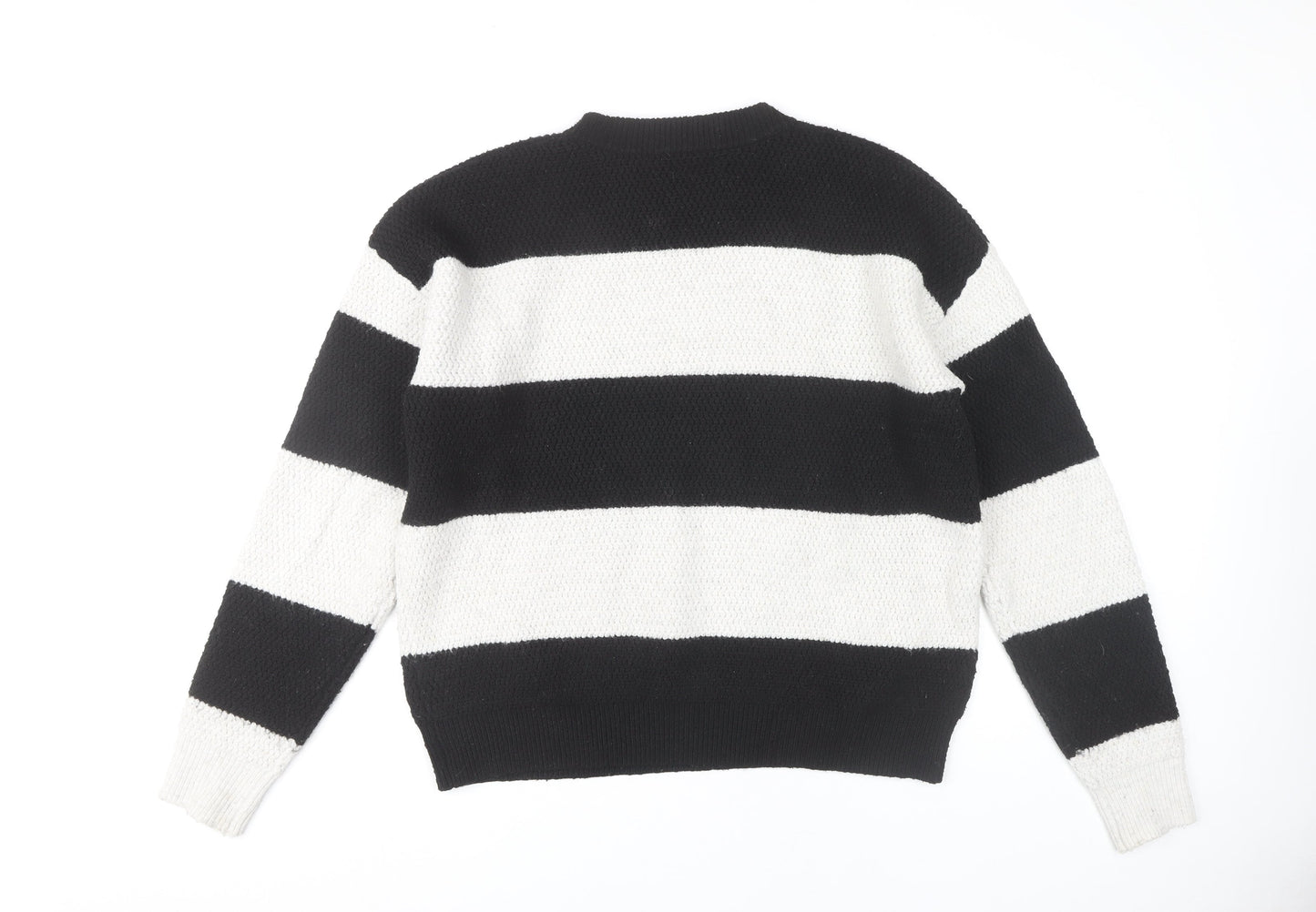 Womens UK Size S Topshop Black Pullover Jumper