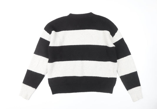Womens UK Size S Topshop Black Pullover Jumper