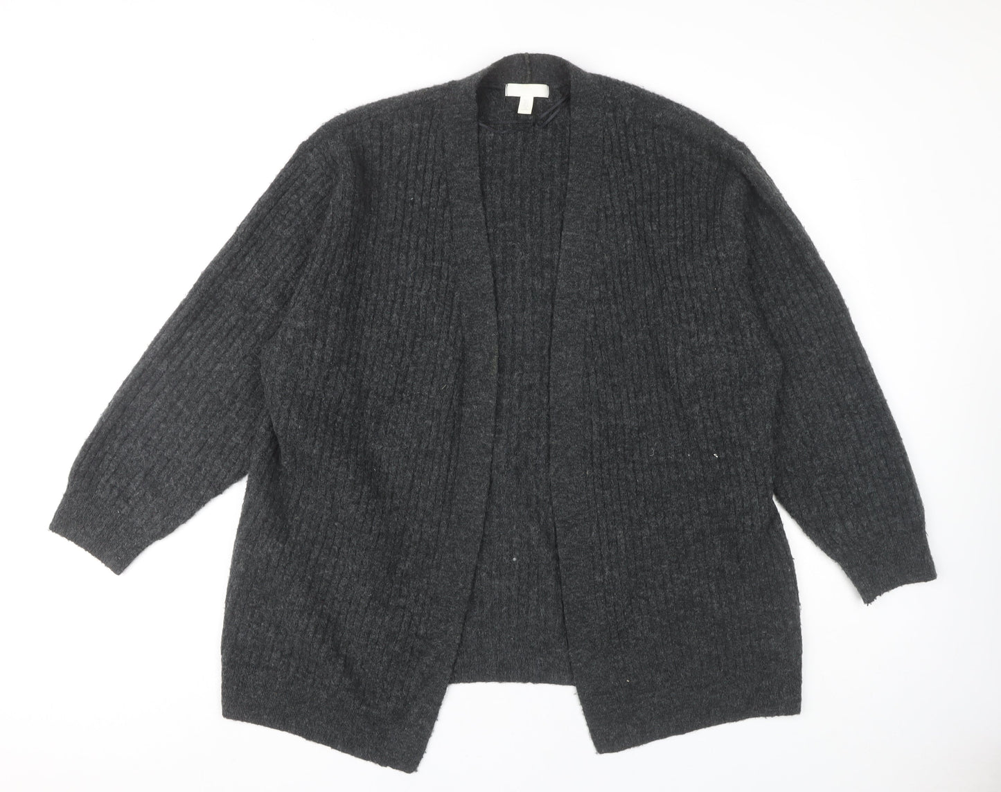 Womens UK Size S H&M Grey Cardigan Jumper