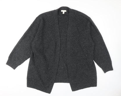 Womens UK Size S H&M Grey Cardigan Jumper