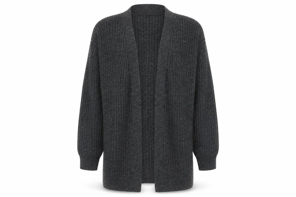 Womens UK Size S H&M Grey Cardigan Jumper