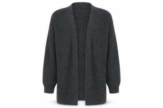 Womens UK Size S H&M Grey Cardigan Jumper