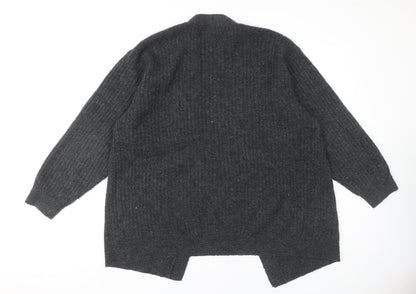 Womens UK Size S H&M Grey Cardigan Jumper