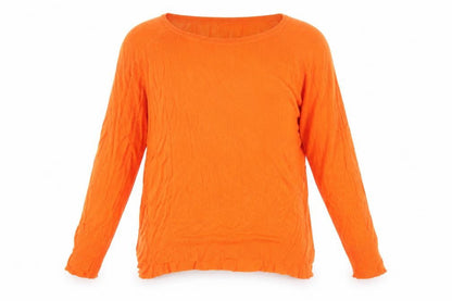 Womens UK Size L Zara Orange Pullover Jumper