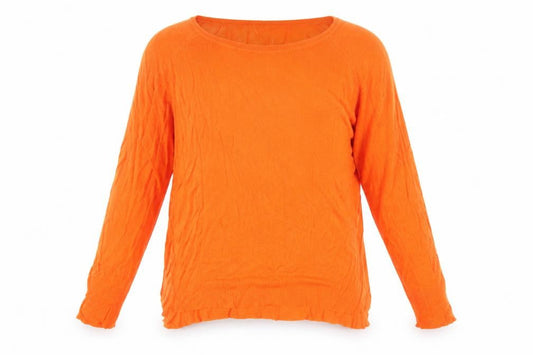 Front view of Zara Women's Orange L jumper