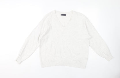 Womens UK Size M Marks and Spencer Grey Pullover Jumper