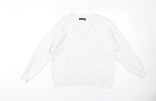 Womens UK Size M Marks and Spencer Grey Pullover Jumper