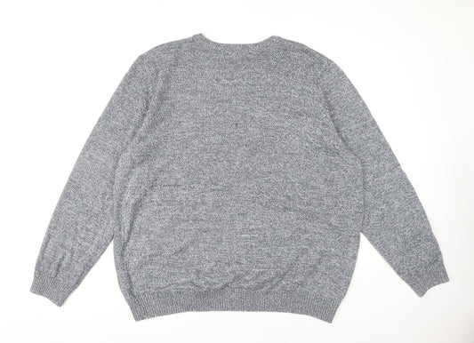 MAINE New England Men's Grey Pullover Sweater 2XL