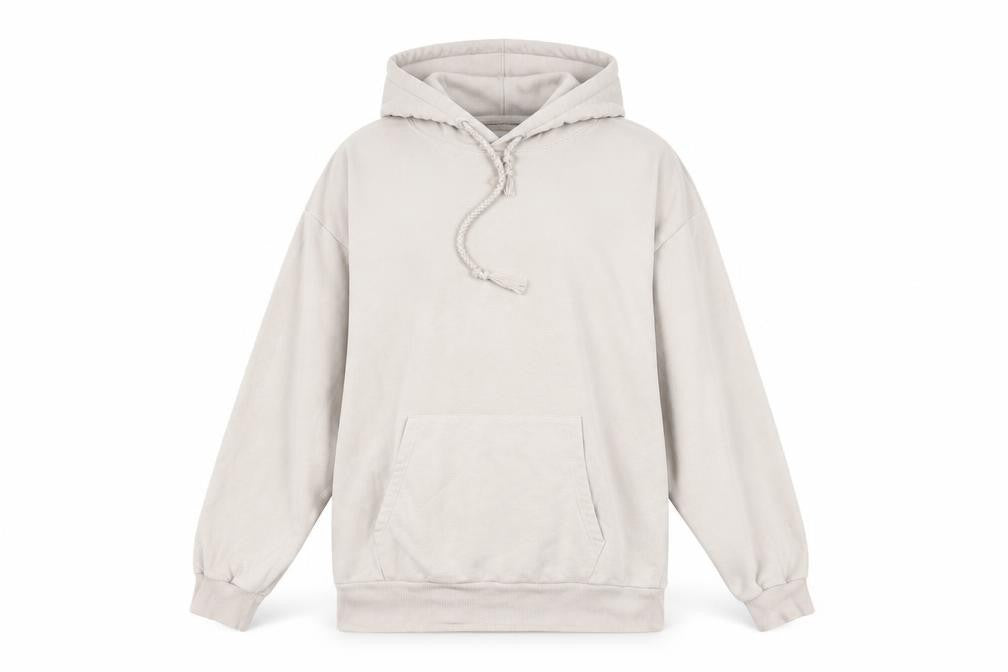 Womens UK Size 14 Pull & Bear Beige Pullover Hoodie