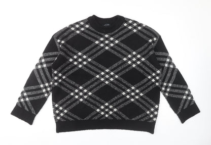 Womens UK Size M New Look Black Pullover Jumper