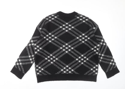 Womens UK Size M New Look Black Pullover Jumper