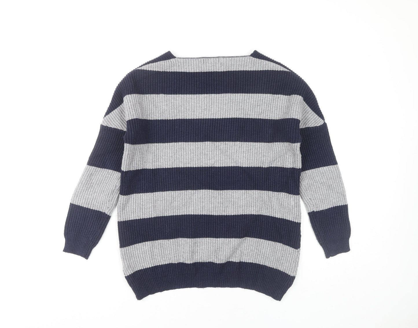 Cerulean Women's Multicoloured Striped Pullover Jumper S