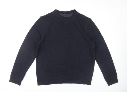 Mens UK Size L H&M Blue Pullover Sweatshirt