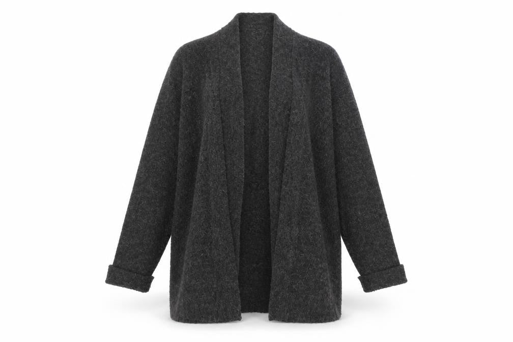 Womens UK Size 10 ASOS Grey Cardigan Jumper
