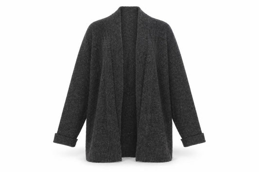 Womens UK Size 10 ASOS Grey Cardigan Jumper