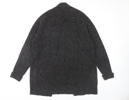 Womens UK Size 10 ASOS Grey Cardigan Jumper