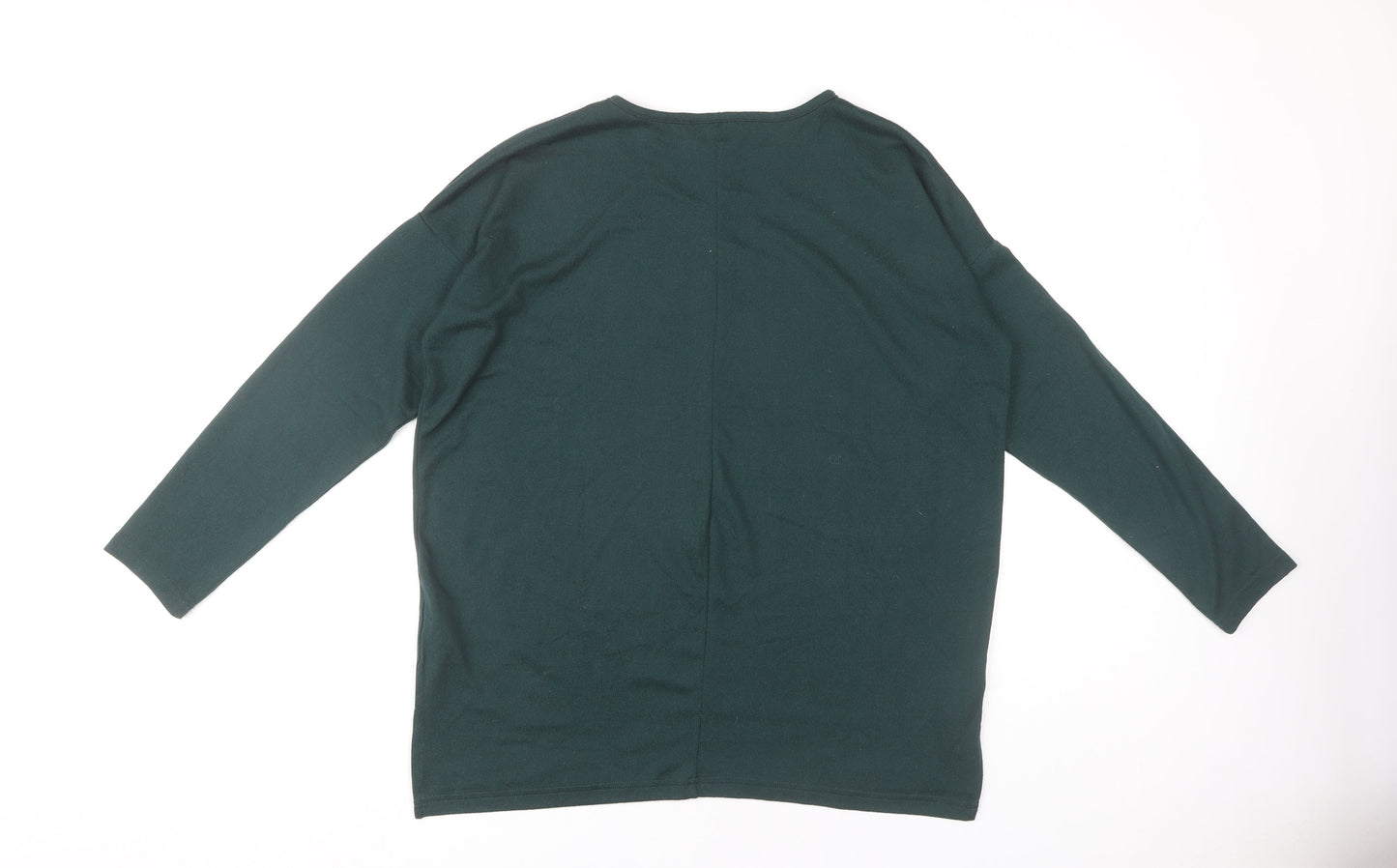 Womens UK Size S New Look Green Basic T-Shirt