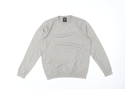 Burton Menswear Grey Pullover Jumper - Men's Medium