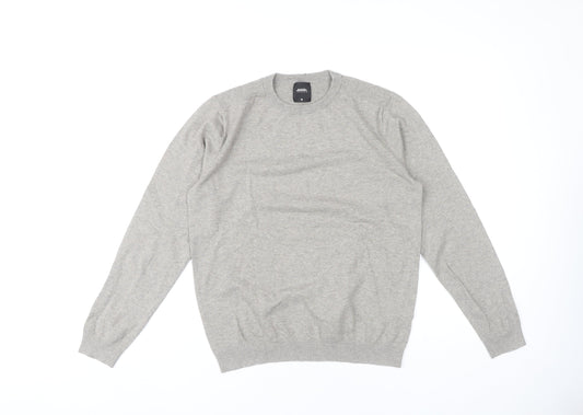 Burton Menswear Grey Pullover Jumper - Men's Medium