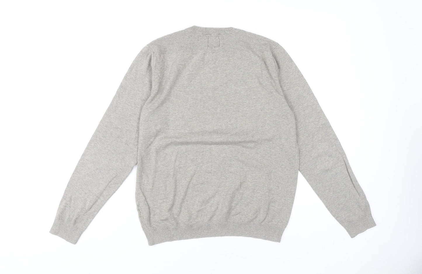 Burton Menswear Grey Pullover Jumper - Men's Medium