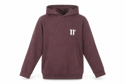 11 Degrees Boys Brown Pullover Hoodie 12-13 Years