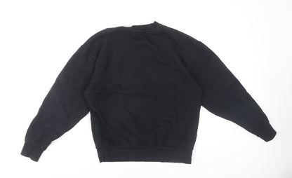 Topman Men's Black Berlin Graphic Sweatshirt XS