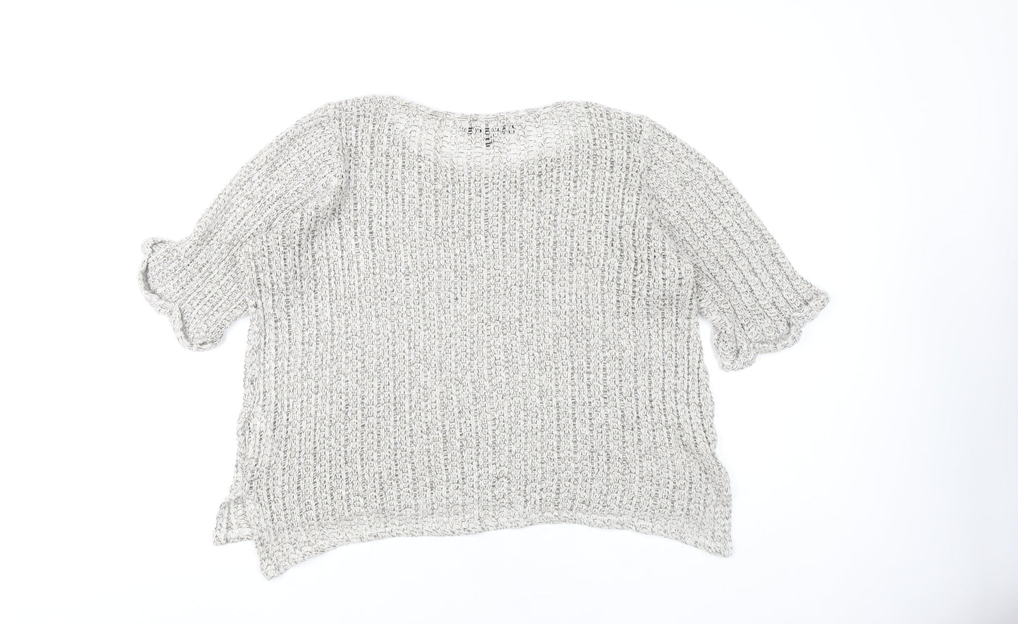 Womens UK Size 10 Topshop Grey Pullover Jumper