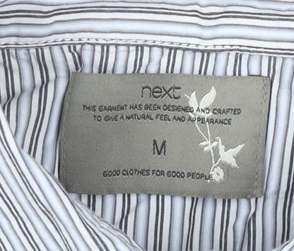 Next Men's Beige V-Neck Cotton Pullover Jumper M