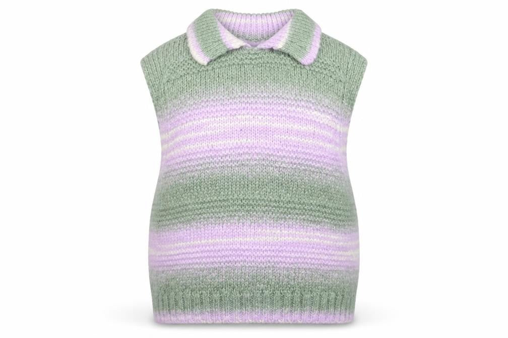 Zara Girls Multicoloured Knit Vest, Size 13-14