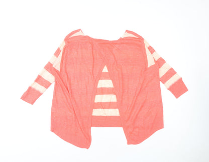 Womens UK Size 10 River Island Pink Cardigan Jumper