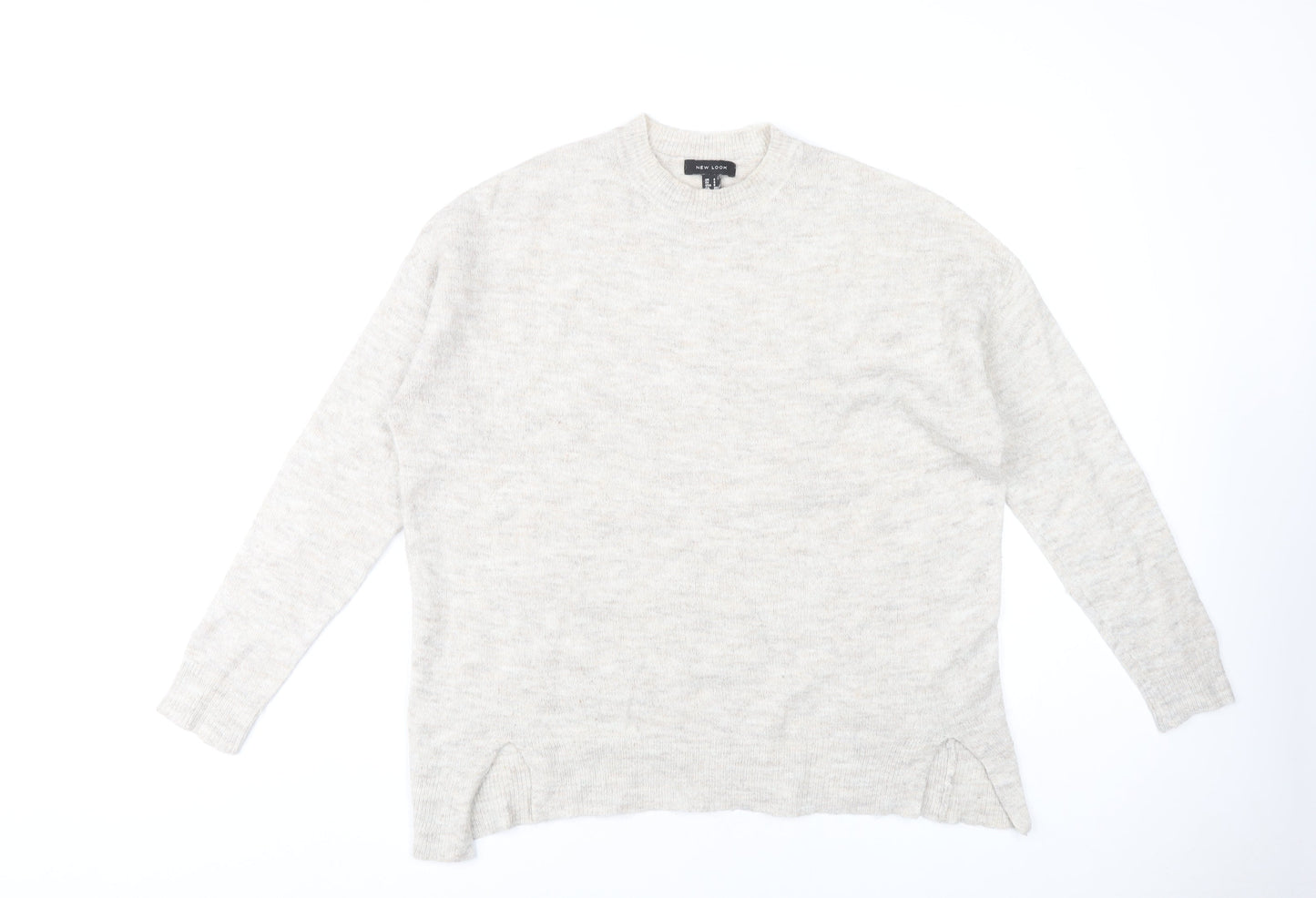 Womens UK Size S New Look Ivory Pullover Jumper