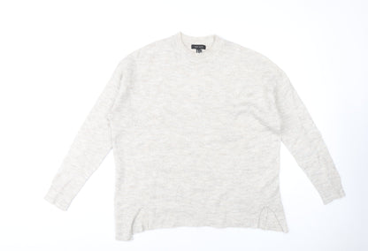 Womens UK Size S New Look Ivory Pullover Jumper