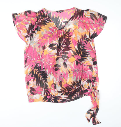 Womens UK Size 18 Debenhams Multicoloured Tunic Blouse