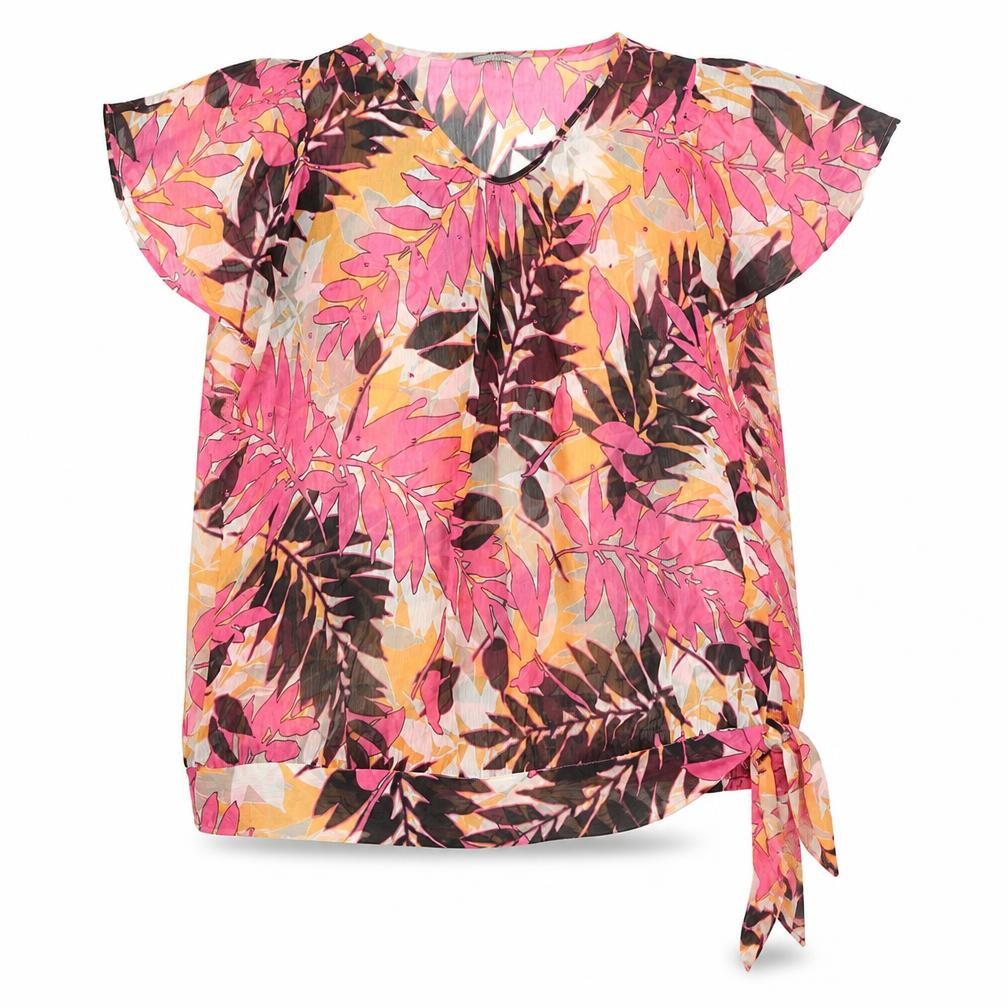 Womens UK Size 18 Debenhams Multicoloured Tunic Blouse
