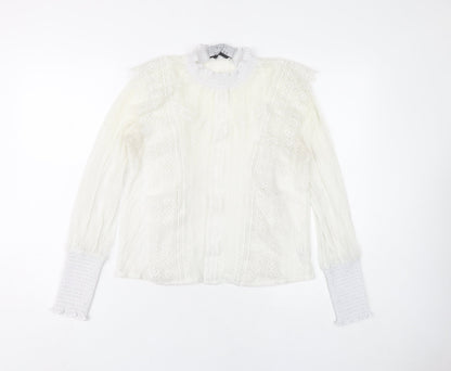 Womens UK Size 8 Decjuba Ivory  Blouse