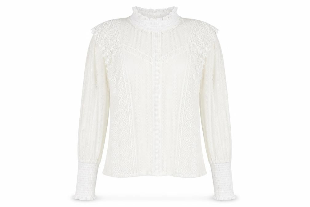 Womens UK Size 8 Decjuba Ivory  Blouse